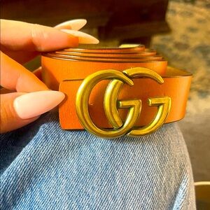 Gucci genuine leather belt